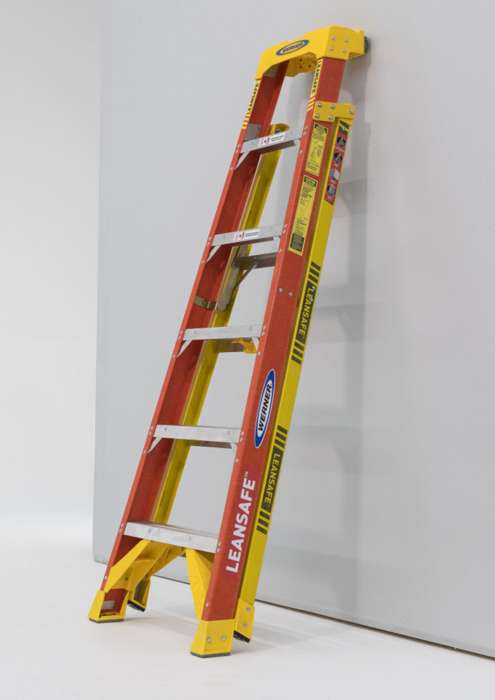 L6200 10-ft Fiberglass Type 1A-300-lb Load Capacity Step Ladder L6210