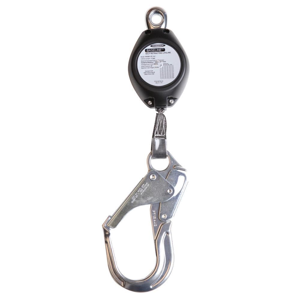 11 Ft. Baseline Web Self-Retracting Lifeline with Aluminum Rebar R530011-R