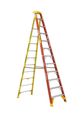 L6200 12-ft Fiberglass Type 1A-300-lb Load Capacity Step Ladder L6212