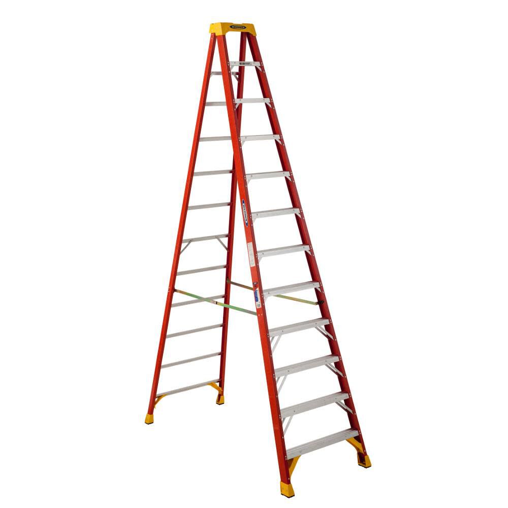 12ft Type IA Fiberglass Step Ladder 6212 6212