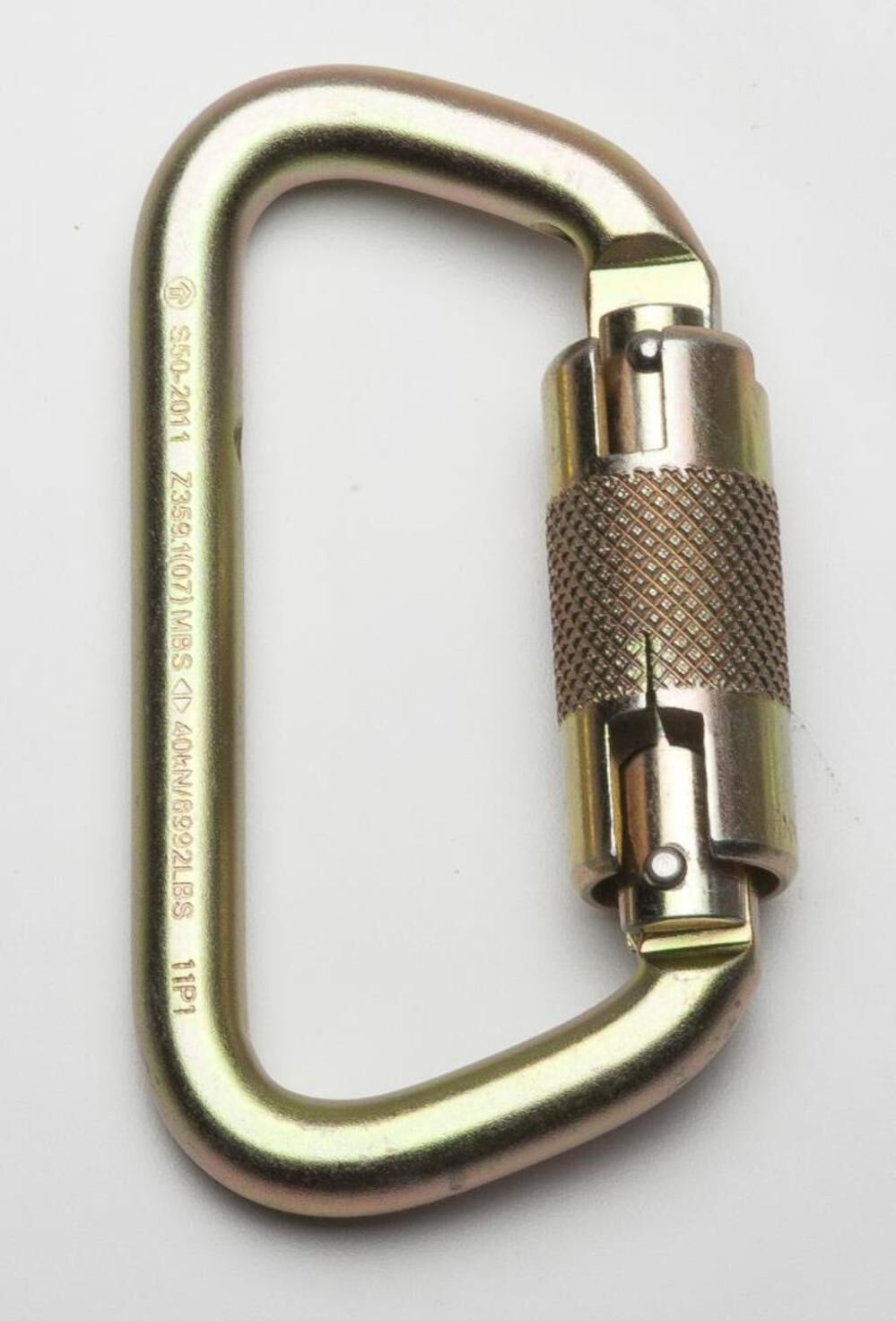 1/2in Carabiner 3600lb Gate A100301