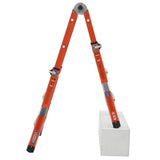 FMT Pro 5-in-1 14.25-ft Reach Type 1a- 300-lb Load Capacity Telescoping Multi-Position Ladder FMT-13