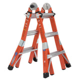 FMT Pro 5-in-1 14.25-ft Reach Type 1a- 300-lb Load Capacity Telescoping Multi-Position Ladder FMT-13