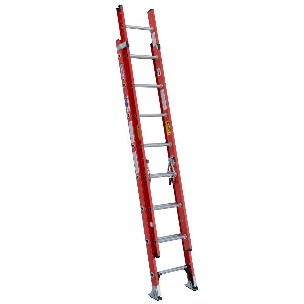 16-ft Fiberglass 300-lb Type IA Extension Ladder D6216-2