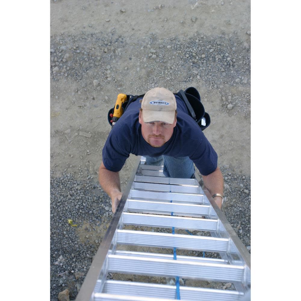 D1500-2 16-ft Aluminum Type 1A-300-lb Load Capacity Extension Ladder D1516-2