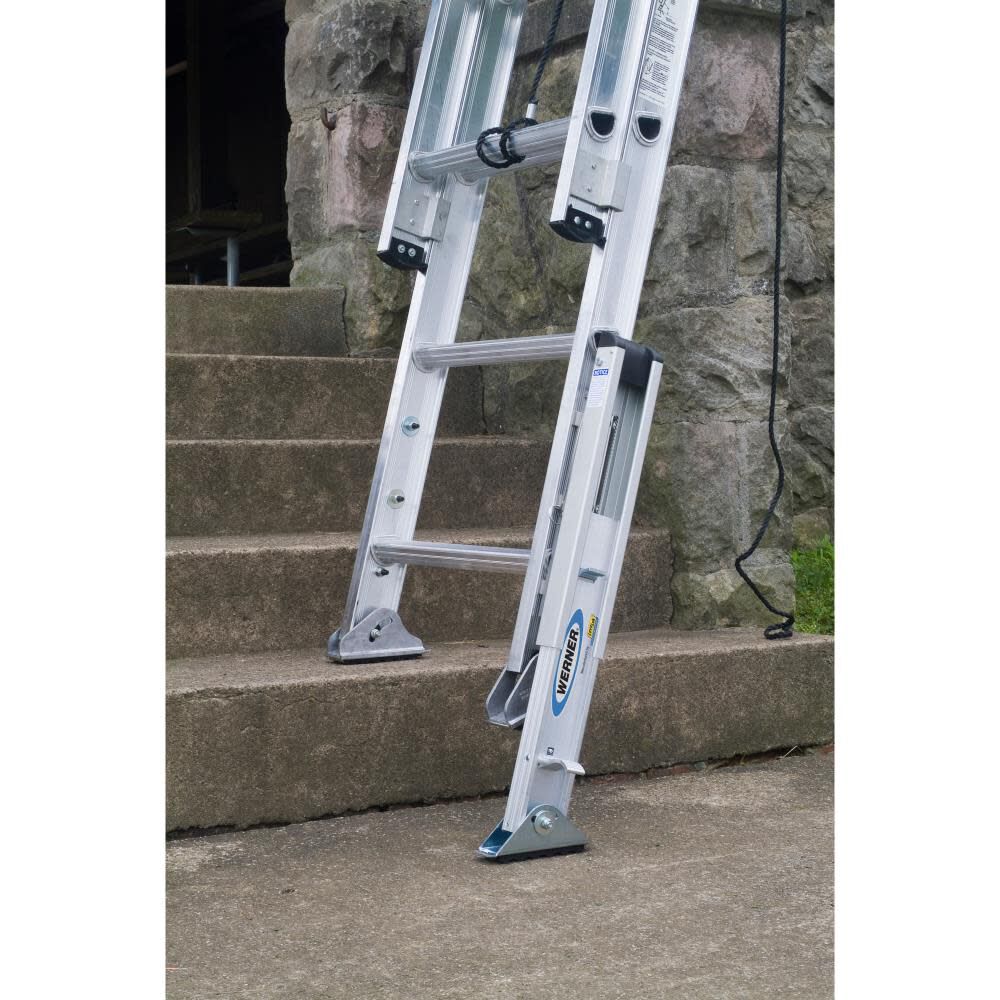 D1500-2 16-ft Aluminum Type 1A-300-lb Load Capacity Extension Ladder D1516-2