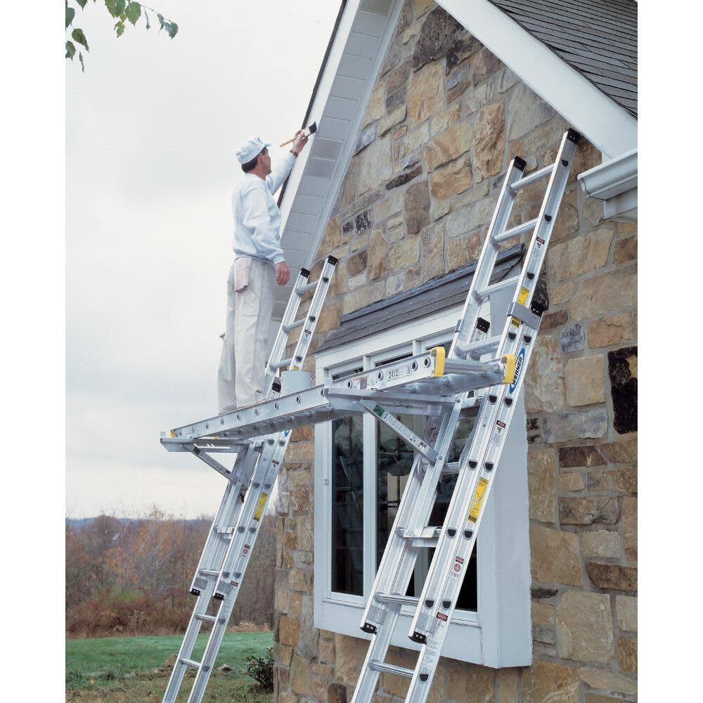 D1500-2 16-ft Aluminum Type 1A-300-lb Load Capacity Extension Ladder D1516-2