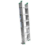 16 Ft. Type II Compact Aluminum Extension Ladder D1216-3