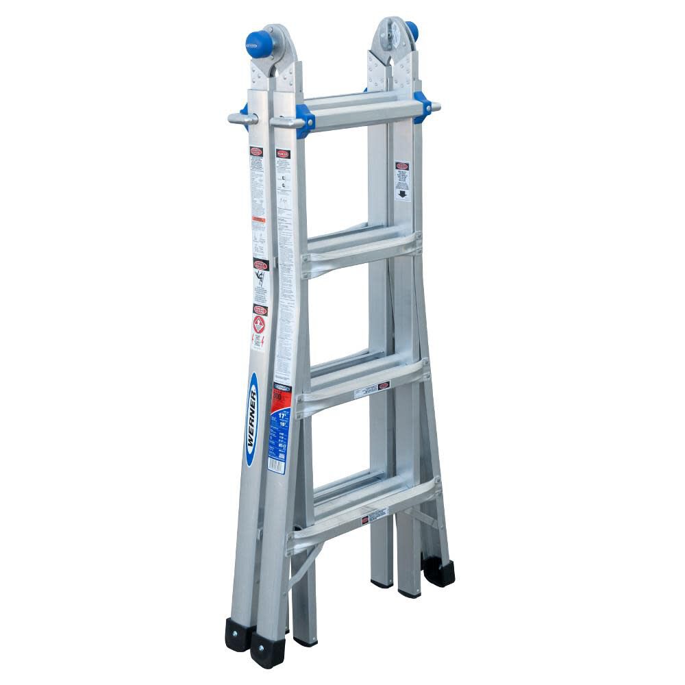18 Ft. Reach Height Type IA Aluminum Multi-Position Ladder MT-17