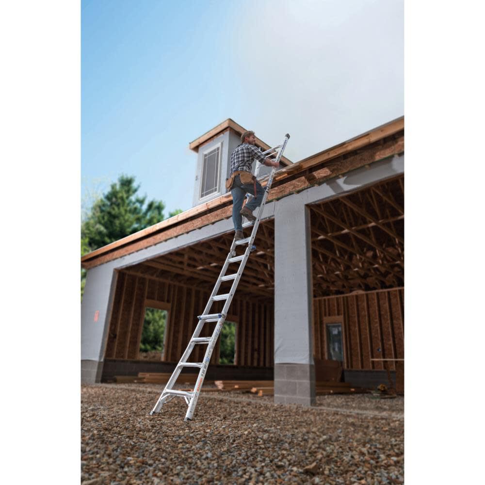 18 Ft. Reach Height Type IA Aluminum Multi-Position Ladder MT-17