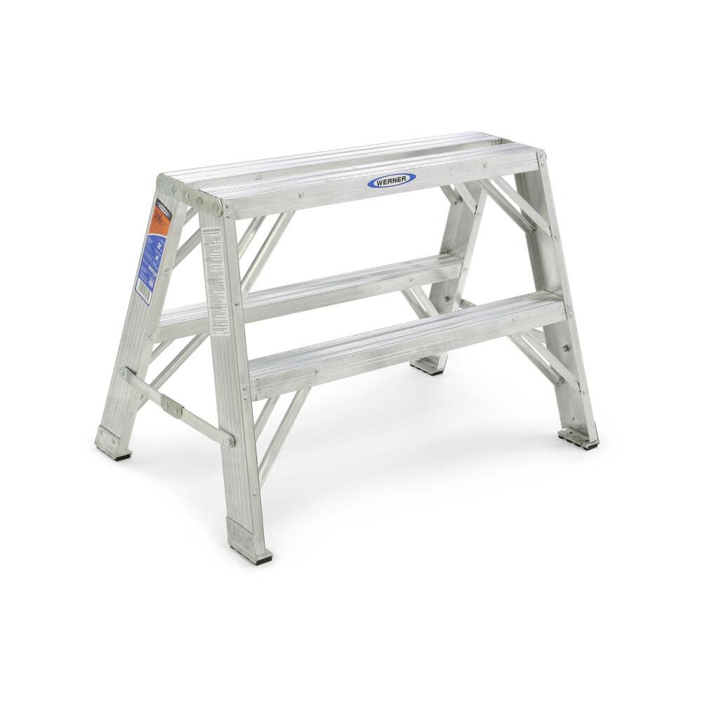 TW370 2-ft Aluminum Type 1a- 300-lb Load Capacity Twin Step Ladder TW372-30