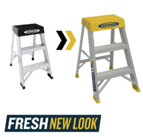 150B 2-ft Aluminum Type 1A-300-lb Load Capacity Step Ladder 150B