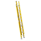 D7100-2 20-ft Fiberglass Type 1AA-375-lb Load Capacity Extension Ladder D7120-2