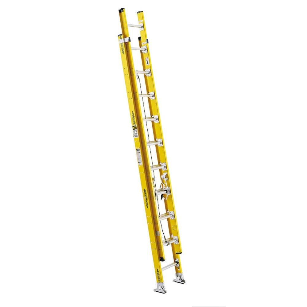 7100-2 20-ft Fiberglass Type 1aa- 375-lb Load Capacity Extension Ladder 7120-2