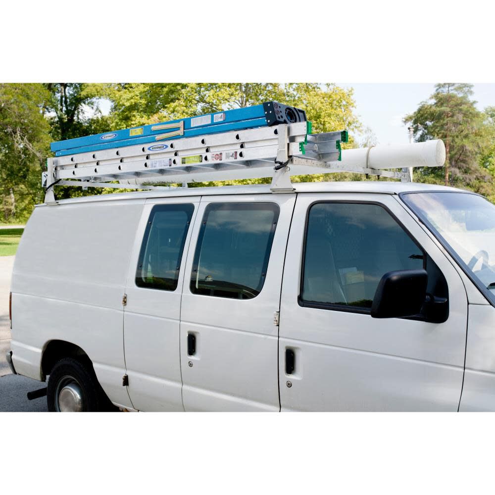 D1200-3 24-ft Aluminum Type 2- 225-lb Load Capacity Extension Ladder D1224-3