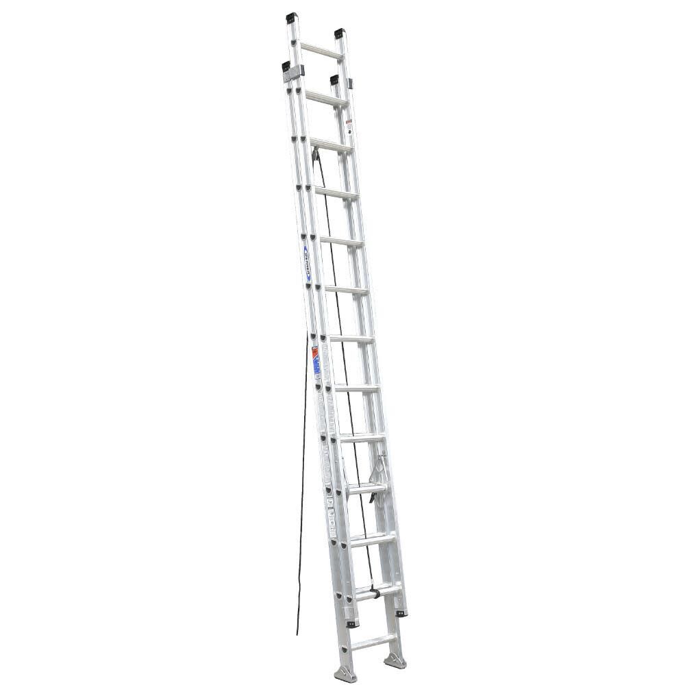 D1500-2 24-ft Aluminum Type 1A-300-lb Load Capacity Extension Ladder D1524-2