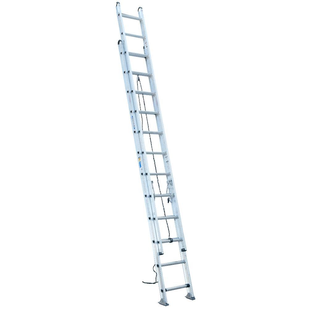 D500-2 24-ft Aluminum Type 1aa- 375-lb Load Capacity Extension Ladder D524-2