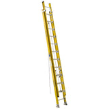 D7100-2 24-ft Fiberglass Type 1AA-375-lb Load Capacity Extension Ladder D7124-2