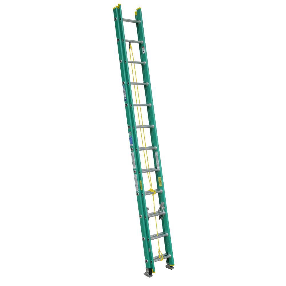 24 Ft. Type II Fiberglass D-Rung Extension Ladder D5924-2