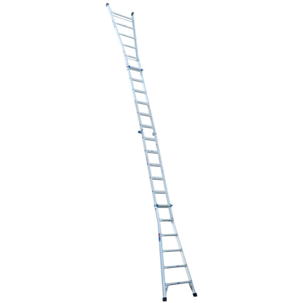 26-ft Aluminum 300-lb Telescoping Type IA Multi-Position Ladder MT-26