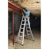 26-ft Aluminum 300-lb Telescoping Type IA Multi-Position Ladder MT-26