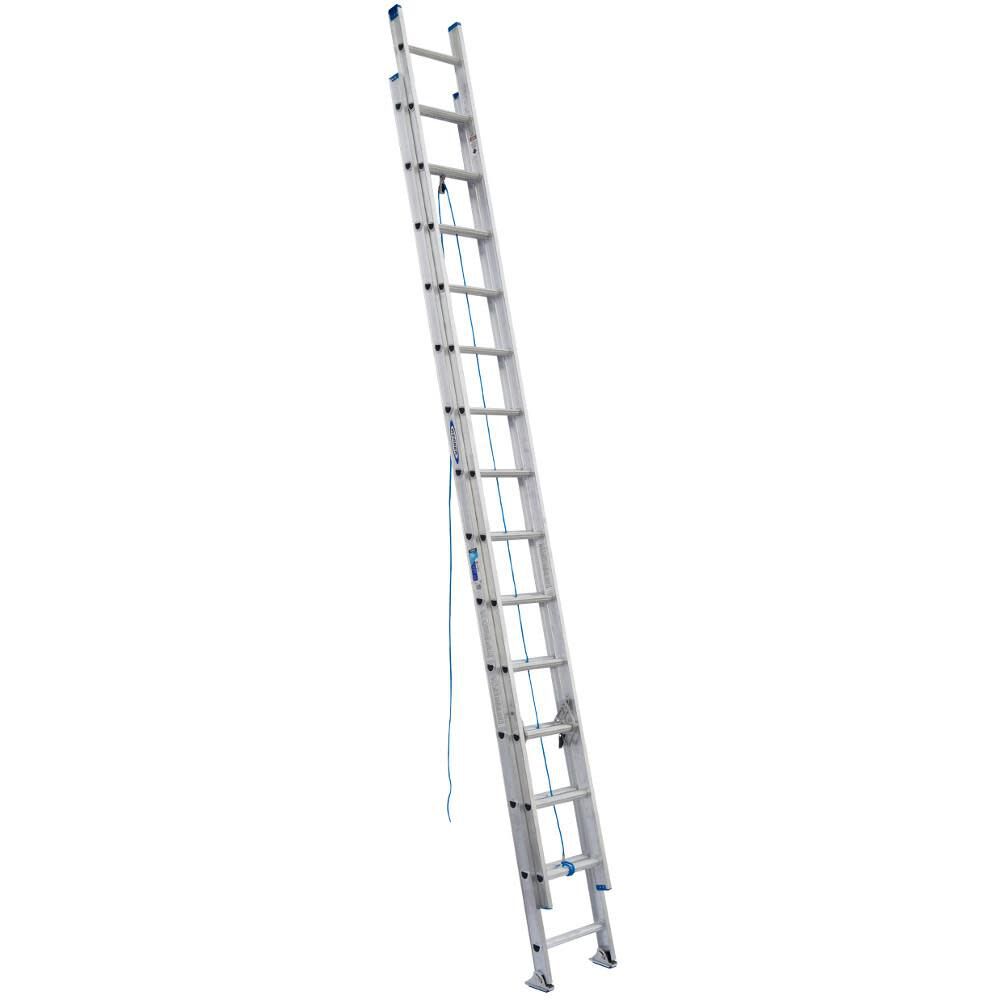 D1300-2 28-ft Aluminum Type 1-250-lb Load Capacity Extension Ladder D1328-2