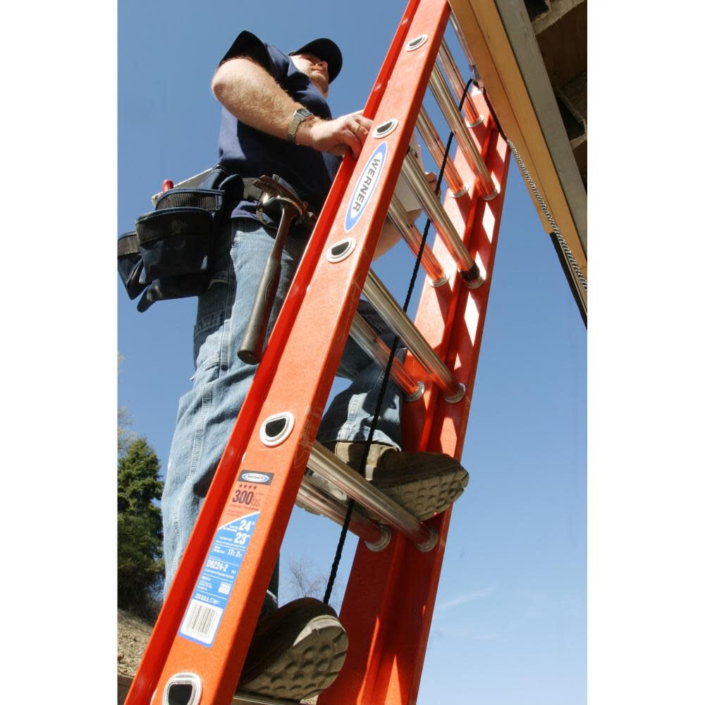 28 Ft. Type IA Fiberglass Extension Ladder D6228-2