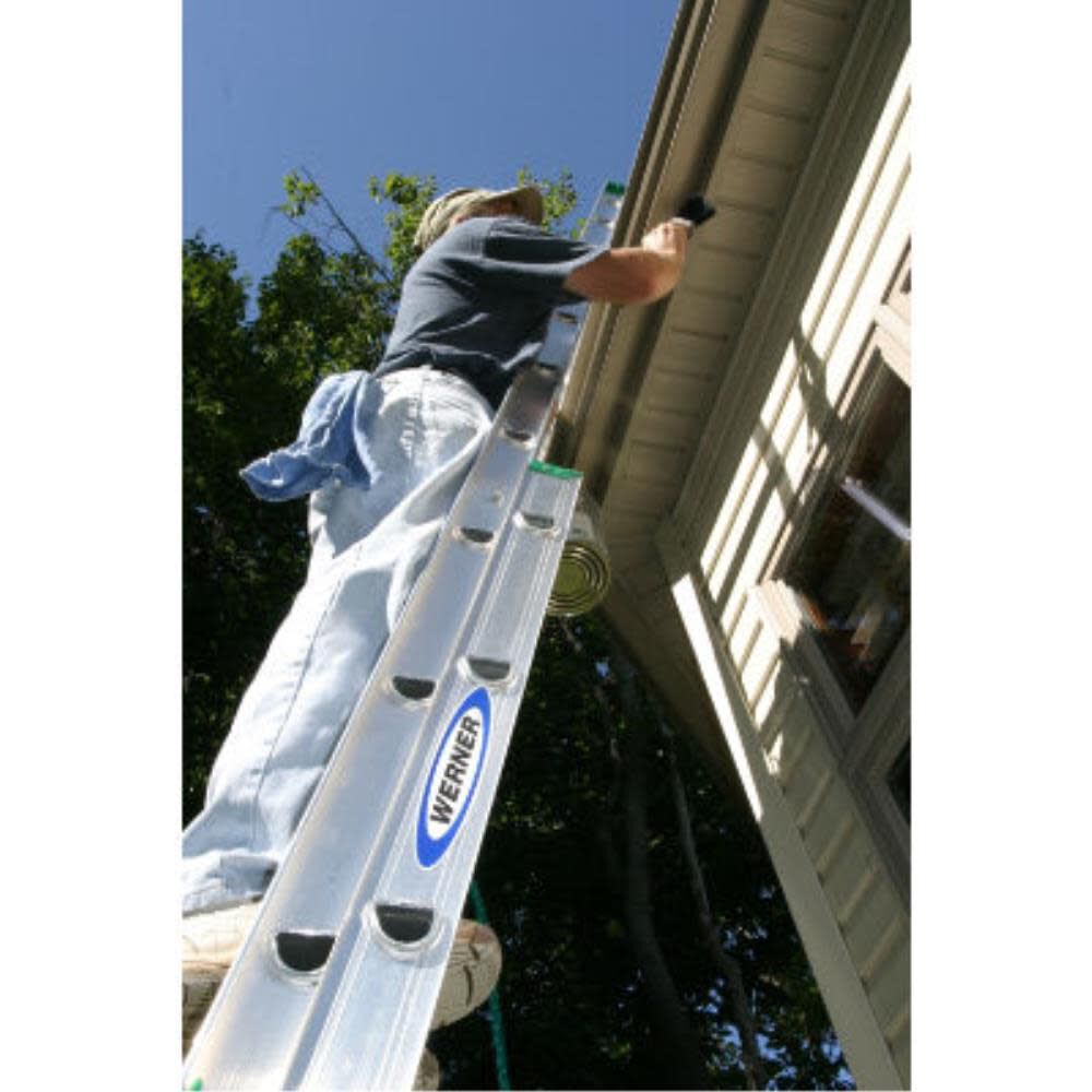 D1200-2 28-ft Aluminum Type 2-225-lb Load Capacity Extension Ladder D1228-2