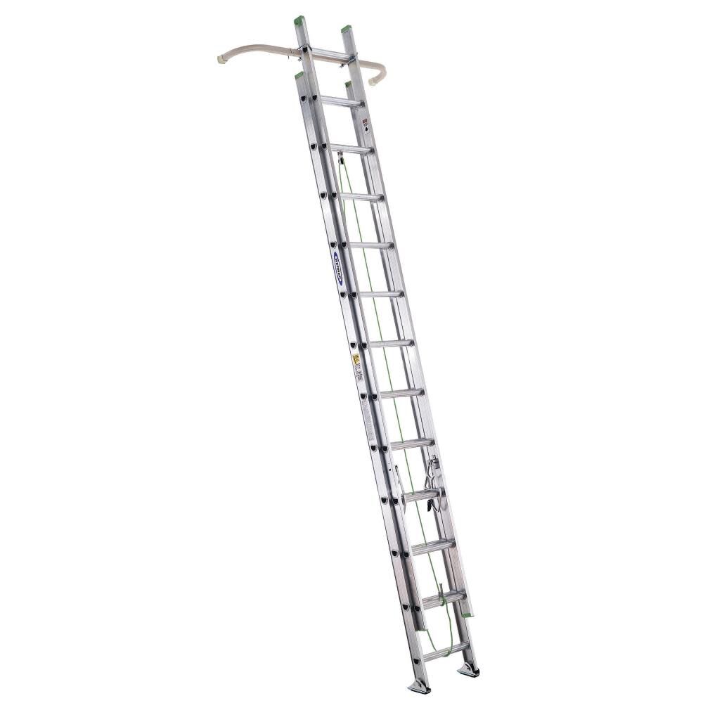 D1200-2 28-ft Aluminum Type 2-225-lb Load Capacity Extension Ladder D1228-2