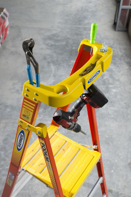 PD6200 6-ft Fiberglass Type 1a- 300-lb Load Capacity Platform Step Ladder PD6203