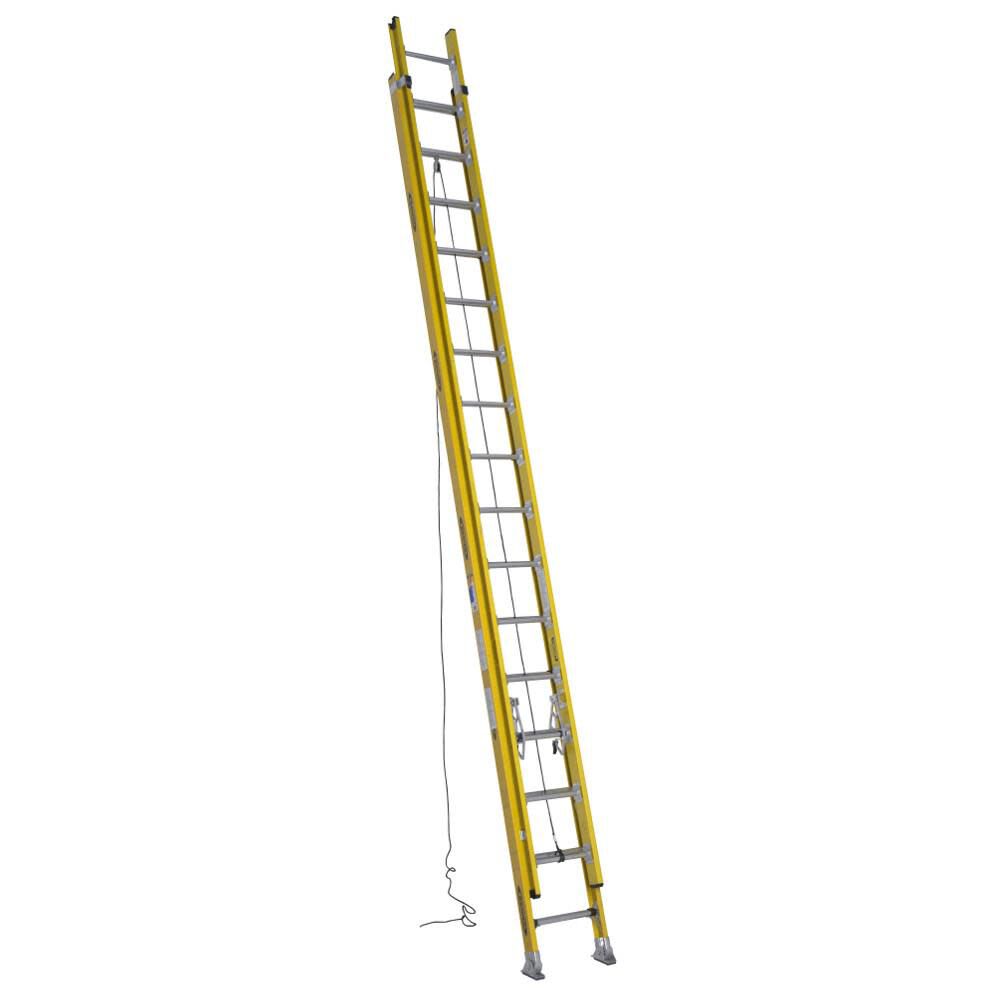 D7100-2 32-ft Fiberglass Type 1aa- 375-lb Load Capacity Extension Ladder D7132-2