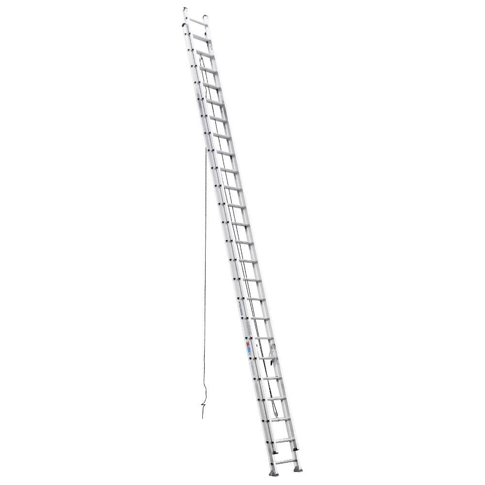 D500-2 48-ft Aluminum Type 1A-300-lb Load Capacity Extension Ladder D548-2