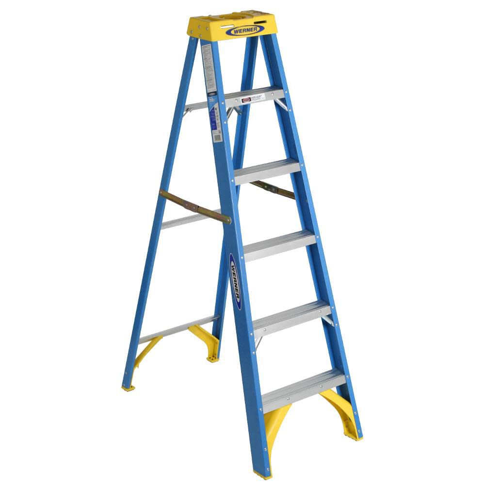 6 Ft. Type I Fiberglass Step Ladder 6006