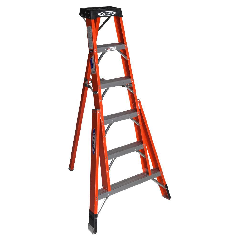 6 Ft. Type IA Fiberglass Tripod Ladder FTP6206