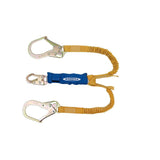 6ft DeCoil Stretch Twinleg Lanyard (DCELL Shock Pack Elastic Web Snap Hook Rebar Hook) C441200