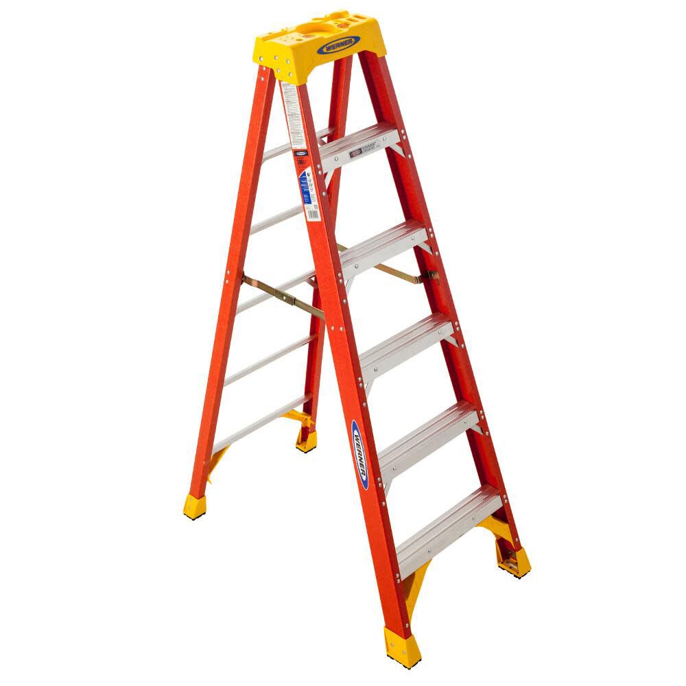 6ft Type IA Fiberglass Step Ladder 6206 6206