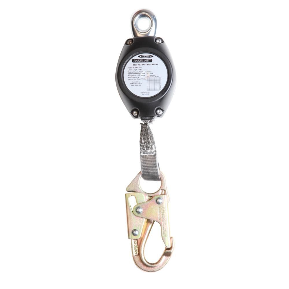 7 Ft. Baseline Web Self-Retracting Lifeline R530007