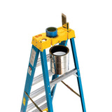 6000 8-ft Fiberglass Type 1-250-lb Load Capacity Step Ladder 6008