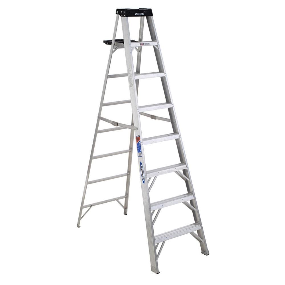 370 8-ft Aluminum Type 1a- 300-lb Load Capacity Step Ladder 378