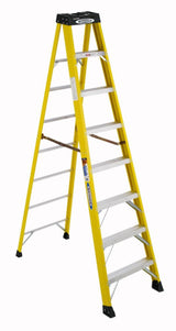 6100 8-ft Fiberglass Type 1A-300-lb Load Capacity Step Ladder 6108