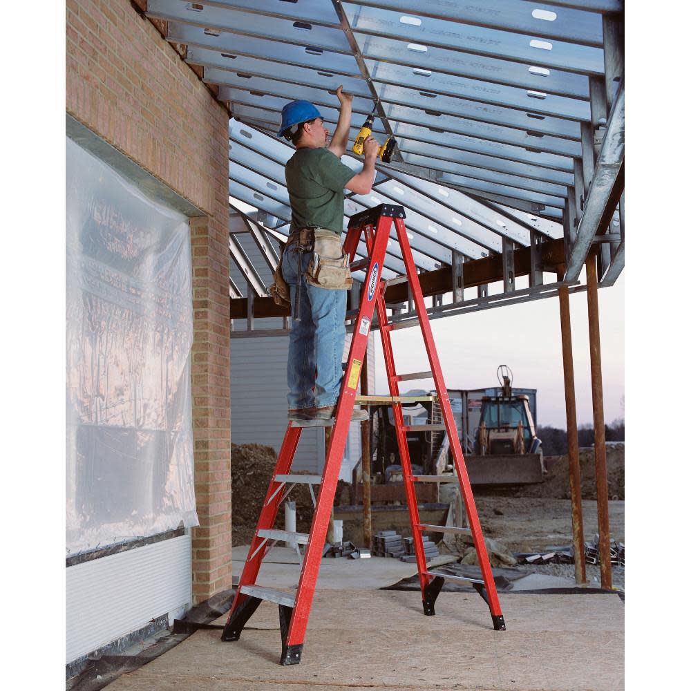 8 Ft. Type IAA Fiberglass Step Ladder 6308