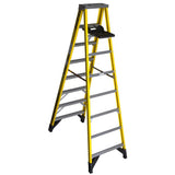 7300S 8-ft Fiberglass Type 1AA-375-lb Load Capacity Step Ladder 7308S