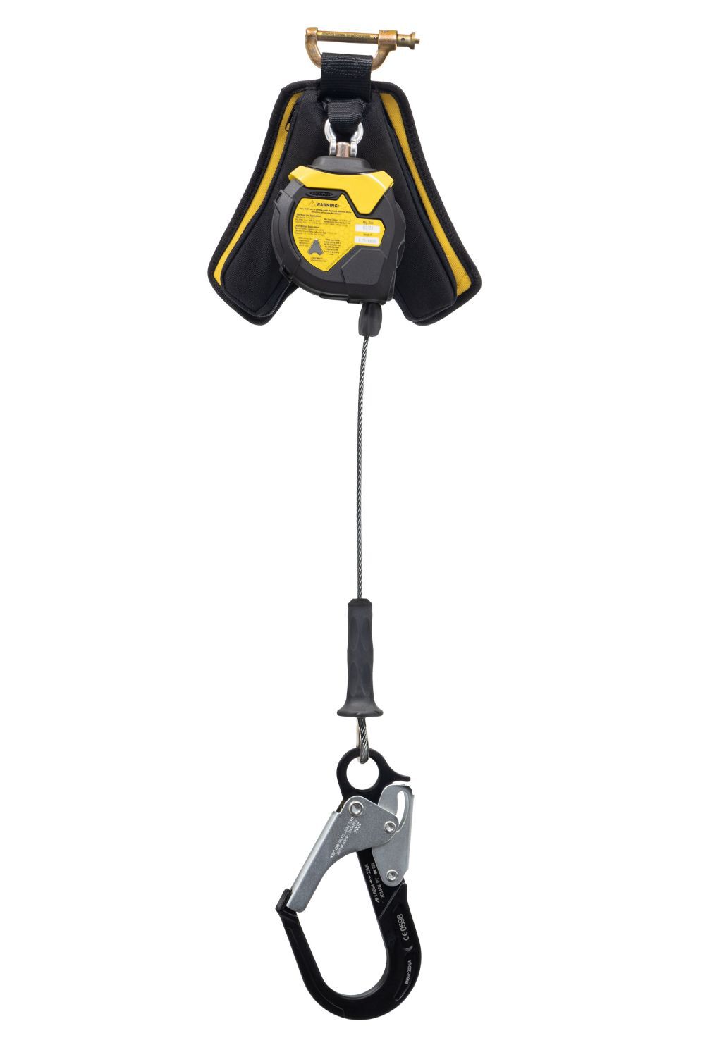 8ft Bantam Leading Edge Self Retracting Lifeline with Aluminum Rebar Hook R410008LE-R