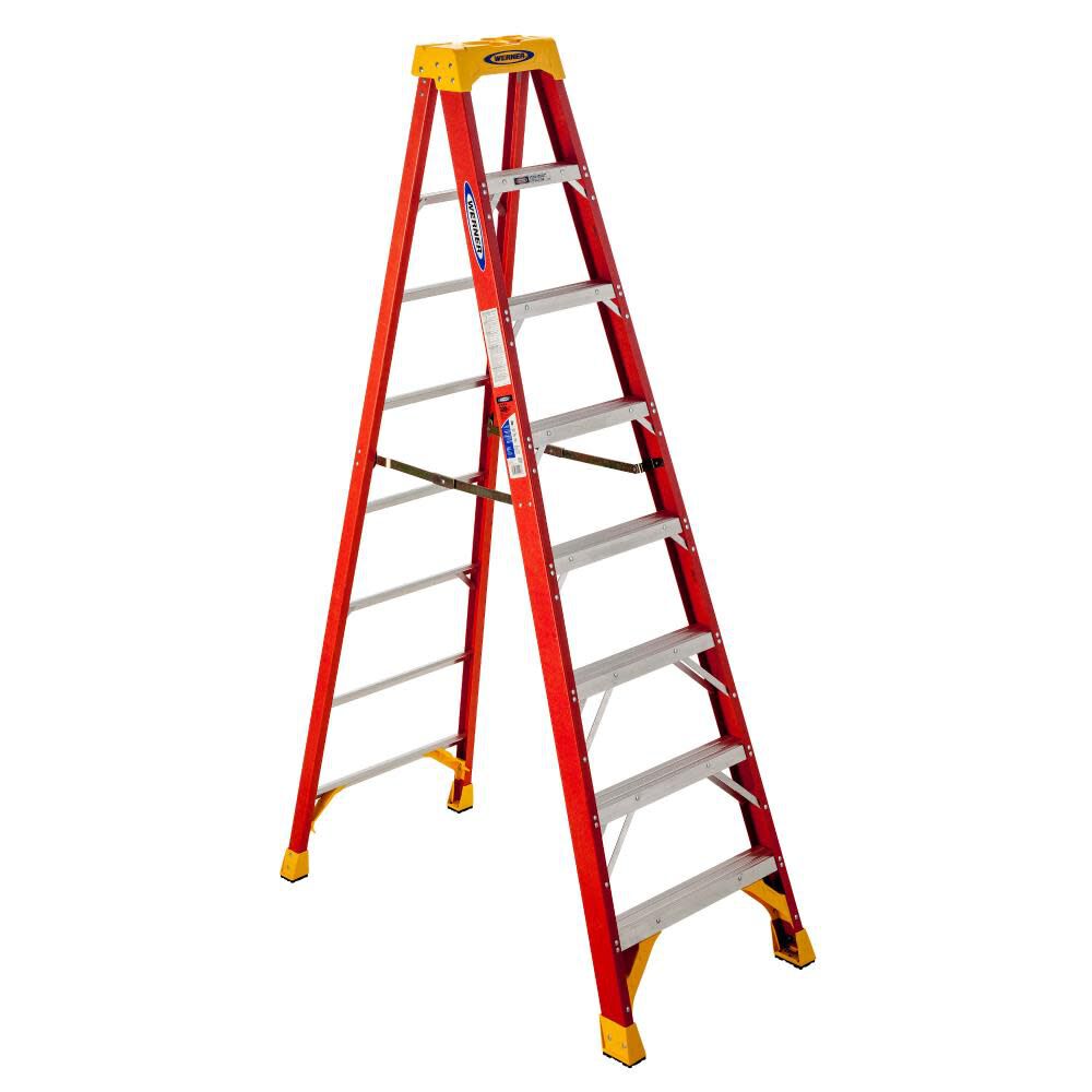 8ft Type IA Fiberglass Step Ladder 6208 6208