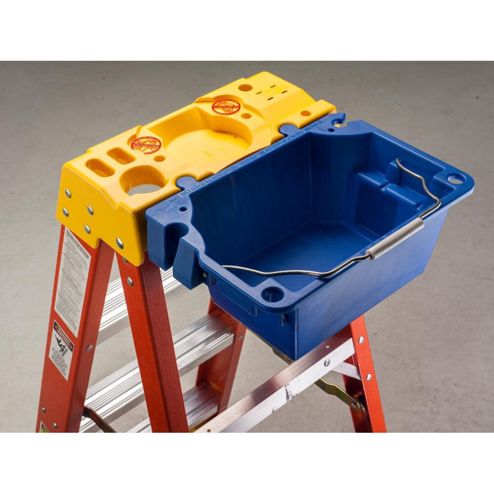 Plastic 4.99-in Utility Bucket For Ladders AC52-UB