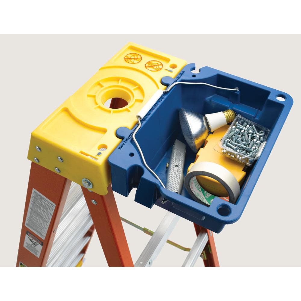 Plastic 4.99-in Utility Bucket For Ladders AC52-UB