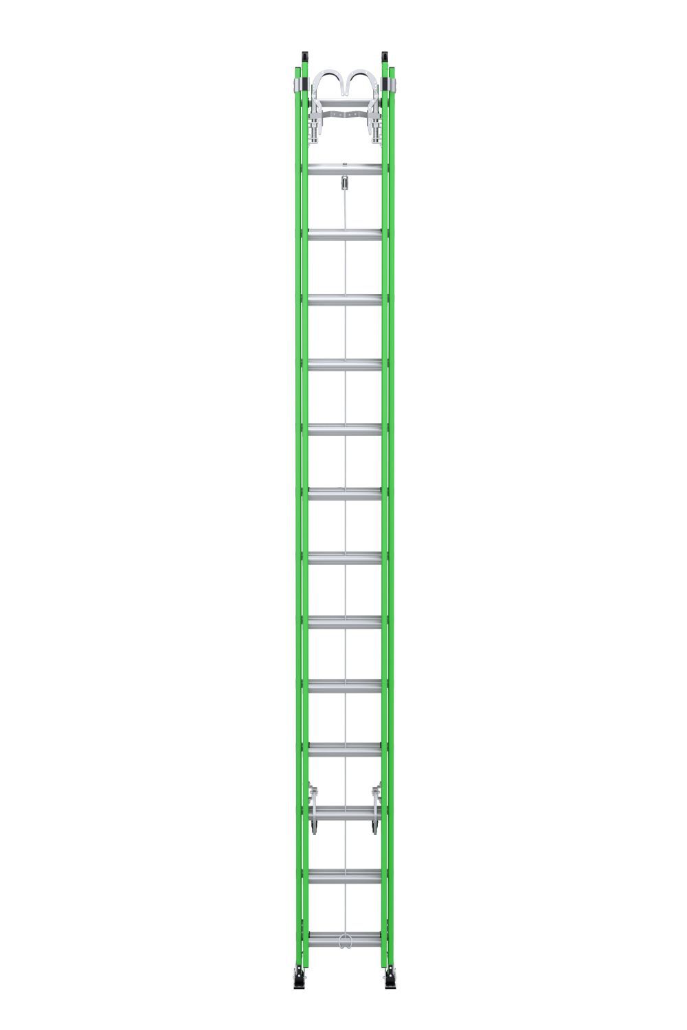 AERO AERO Extension Ladder 28' IAA FG Box Rail/Tri Rung Strand Grab &V Rung B7128-2X9294