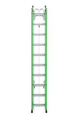 AERO Extension Ladder 20' IAA FG Box Rail/Tri Rung Strand Grab &V Rung B7120-2X9294