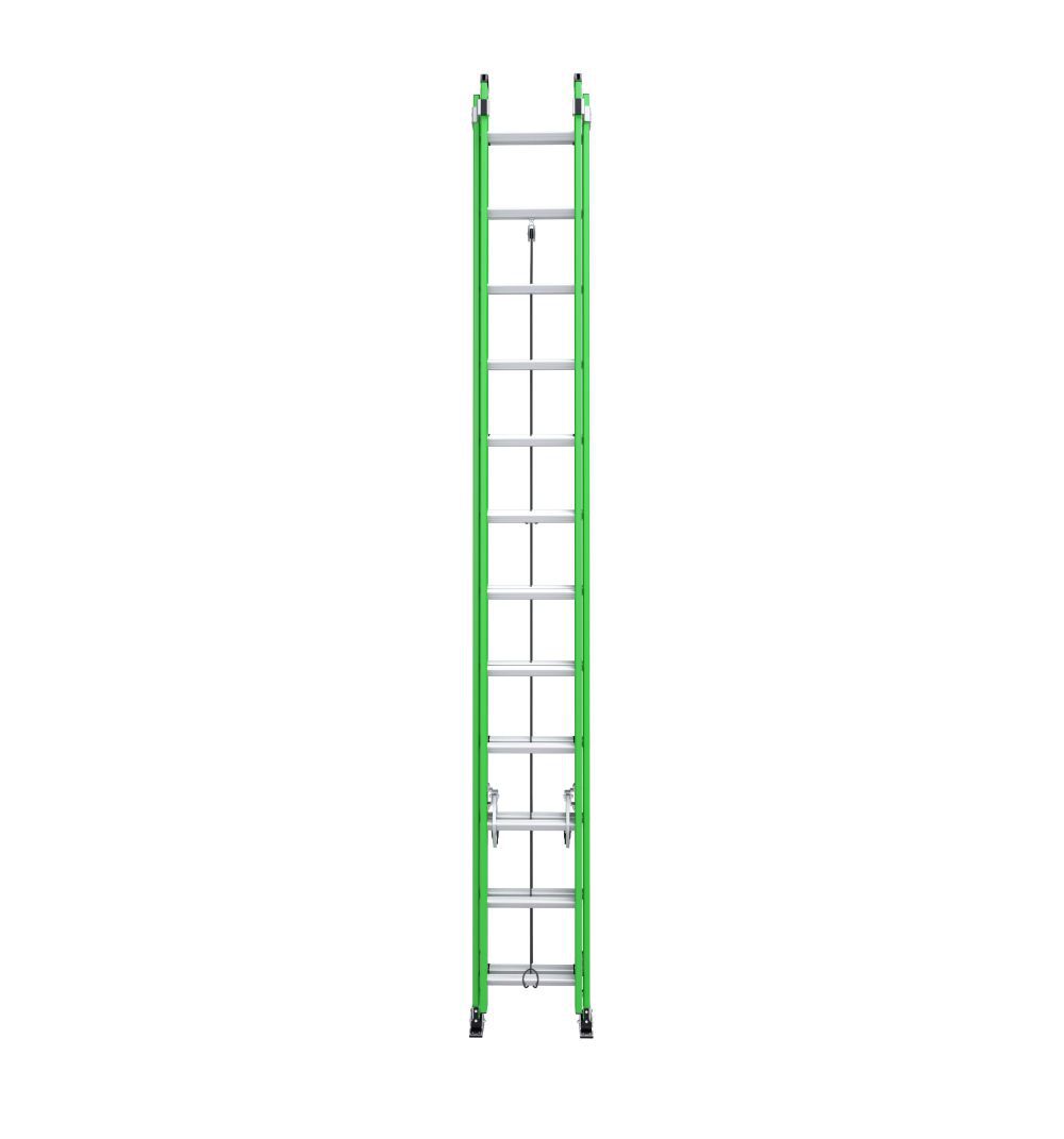 AERO Extension Ladder 24' TYPE IAA Fiberglass Box Rail/Tri Rung B7124-2