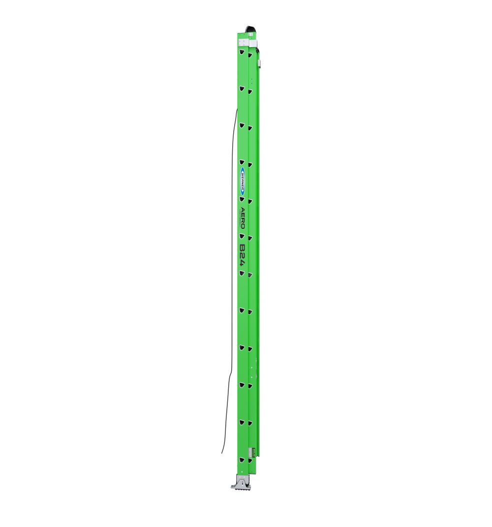 AERO Extension Ladder 24' TYPE IAA Fiberglass Box Rail/Tri Rung B7124-2